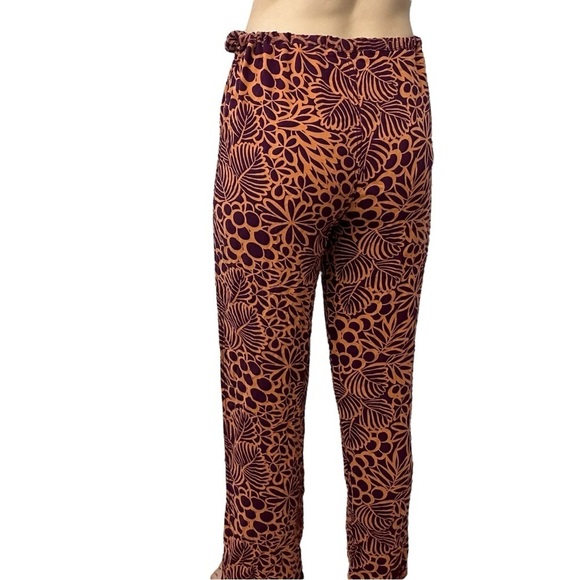 Sundance Pants Boho Colorful Casual Tie Waist Vacation Floral Hippie Size Small - Picture 2 of 6